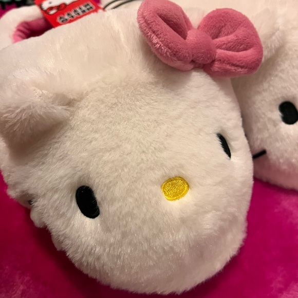 SOLD SOLD SOLD Hello kitty plush slippers indoor/outdoor - Picture 8 of 13